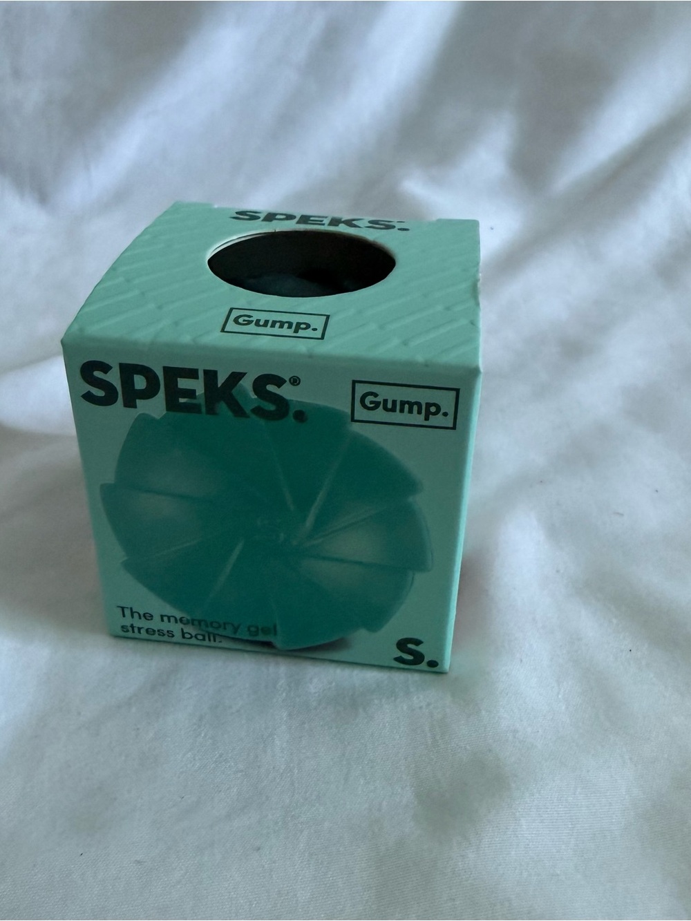 SPEKS Gump Memory Gel Textured Stress Ball - Sea Glass Edge